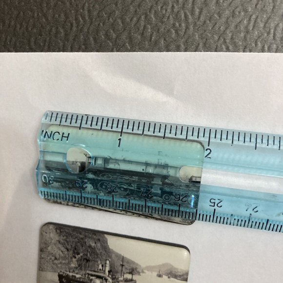 Panama Canal Epoxy Refrigerator Magnets Locomotive Steam Ships - Picture 6 of 6